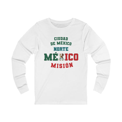 Mexico Mexico City North Spanish - Unisex Long Sleeve Cotton Jersey