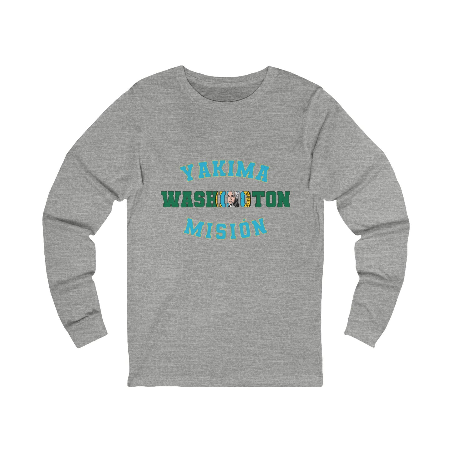 Washington Yakima Spanish - Unisex Long Sleeve Cotton Jersey