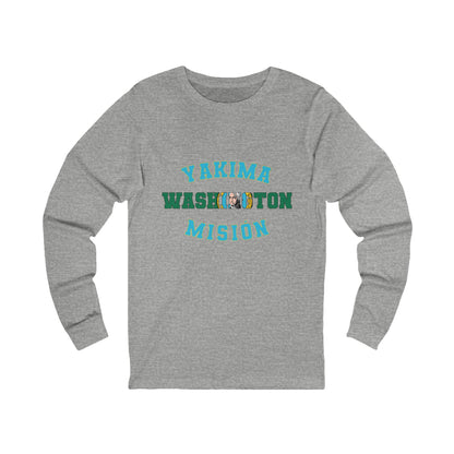 Washington Yakima Spanish - Unisex Long Sleeve Cotton Jersey