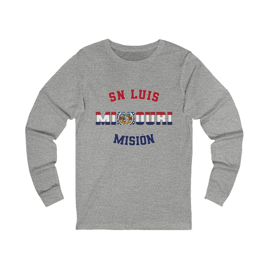 Missouri St Louis Spanish - Unisex Long Sleeve Cotton Jersey
