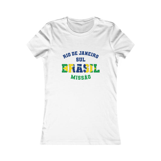 Brazil Rio de Janeiro South Portuguese - Ladies' New Favorite Tee