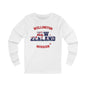 New Zealand Wellington English - Unisex Long Sleeve Cotton Jersey