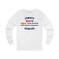 Colorado Denver North English - Unisex Long Sleeve Cotton Jersey
