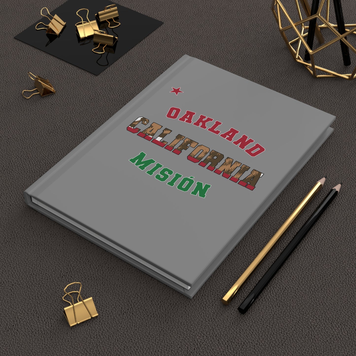California Oakland Spanish - Hardcover Journal