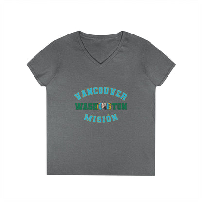 Washington Vancouver Spanish - Ladies' V-Neck T-Shirt