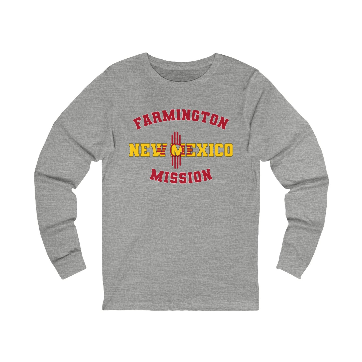 New Mexico Farmington English - Unisex Long Sleeve Cotton Jersey