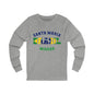 Brazil Santa Maria Portuguese - Unisex Long Sleeve Cotton Jersey