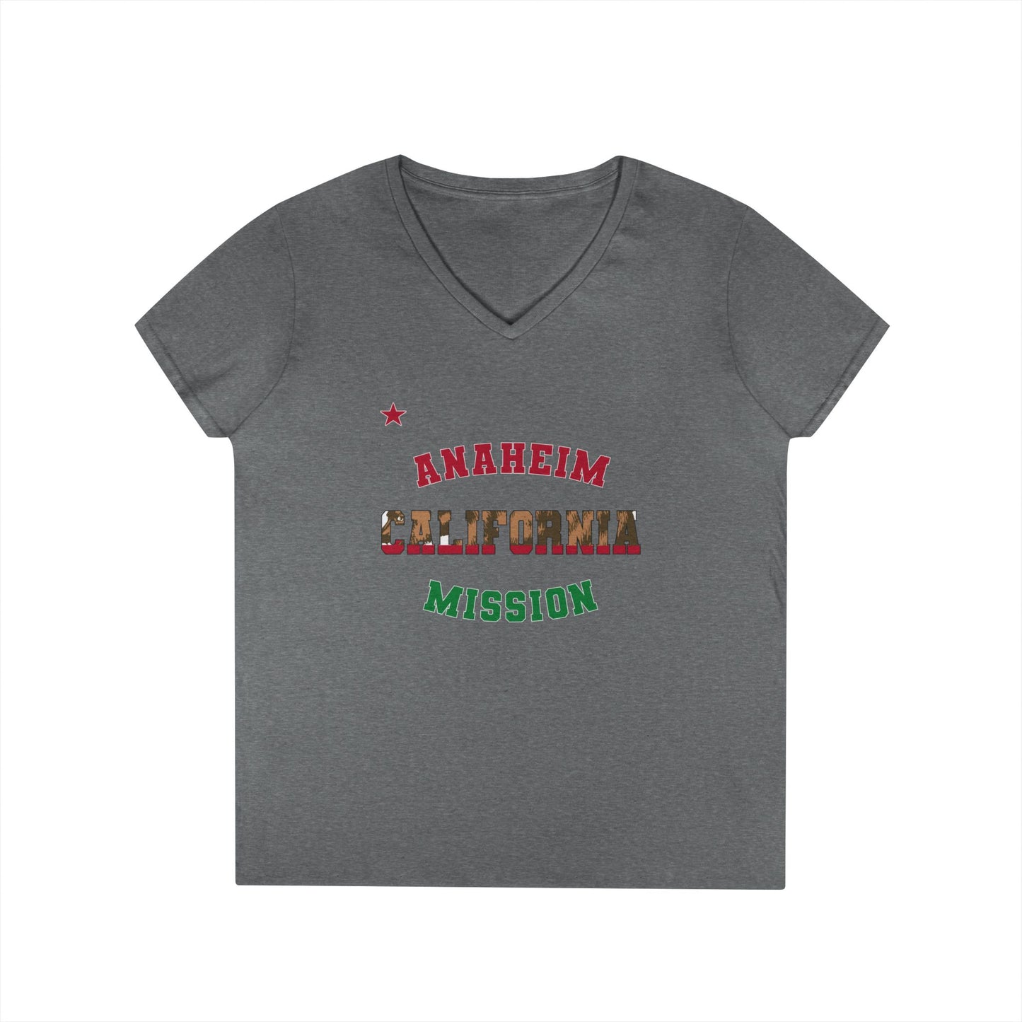 California Anaheim English - Ladies' V-Neck T-Shirt