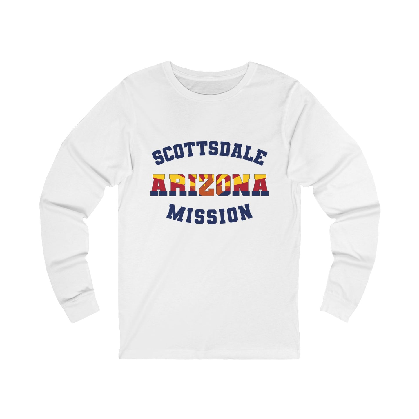 Arizona Scottsdale English - Unisex Long Sleeve Cotton Jersey