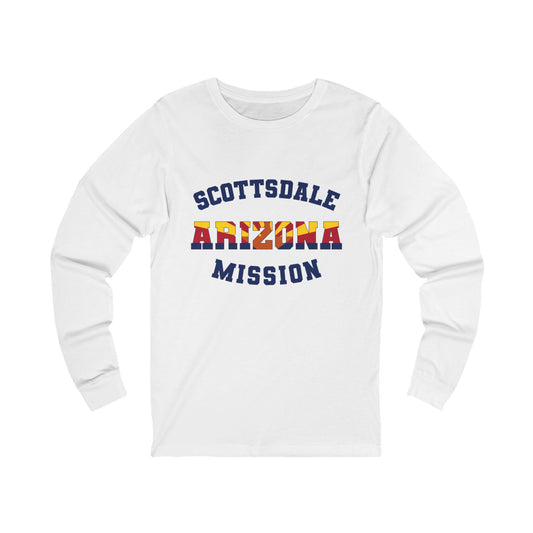 Arizona Scottsdale English - Unisex Long Sleeve Cotton Jersey