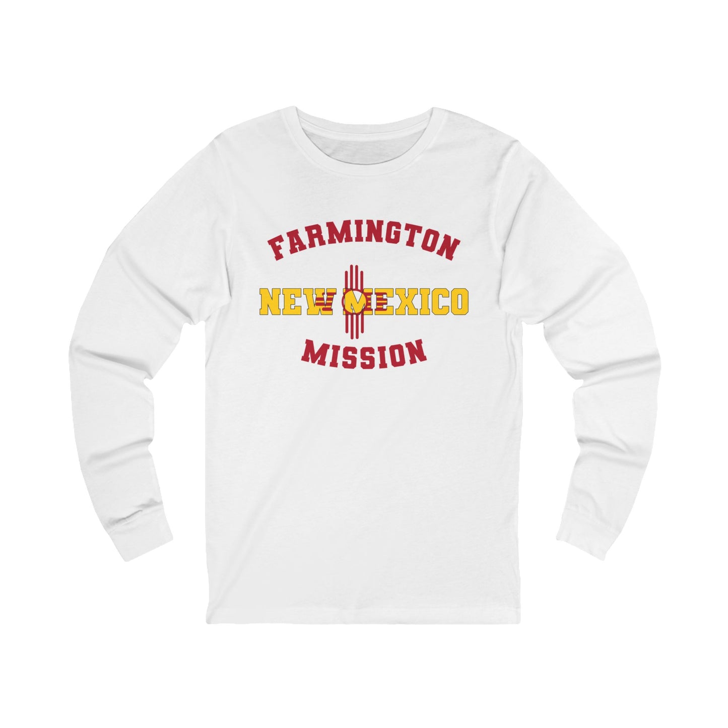 New Mexico Farmington English - Unisex Long Sleeve Cotton Jersey