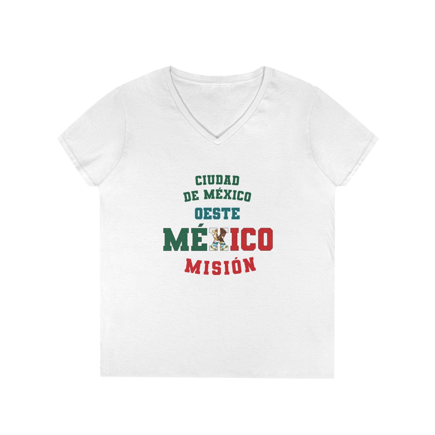 Mexico Mexico City West Spanish - Ladies' V-Neck T-Shirt