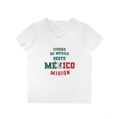 Mexico Mexico City West Spanish - Ladies' V-Neck T-Shirt