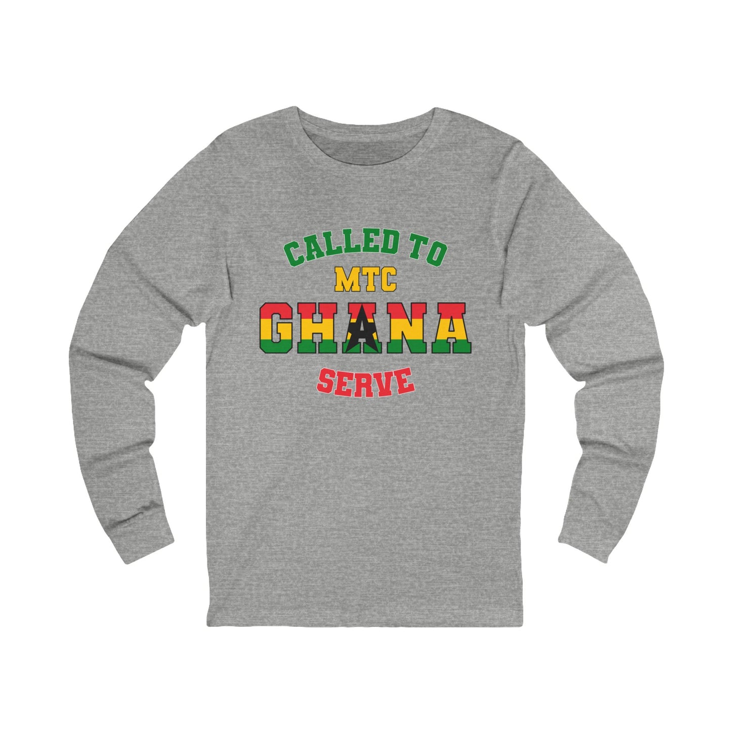 Ghana MTC English - Unisex Long Sleeve Cotton Jersey