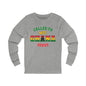 Ghana MTC English - Unisex Long Sleeve Cotton Jersey