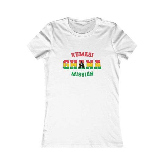 Ghana Kumasi English - Ladies' New Favorite Tee