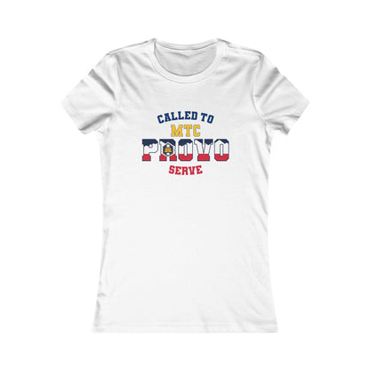 Provo MTC English New Utah Flag - Ladies' New Favorite Tee