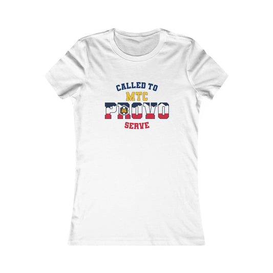Provo MTC English New Utah Flag - Ladies' New Favorite Tee
