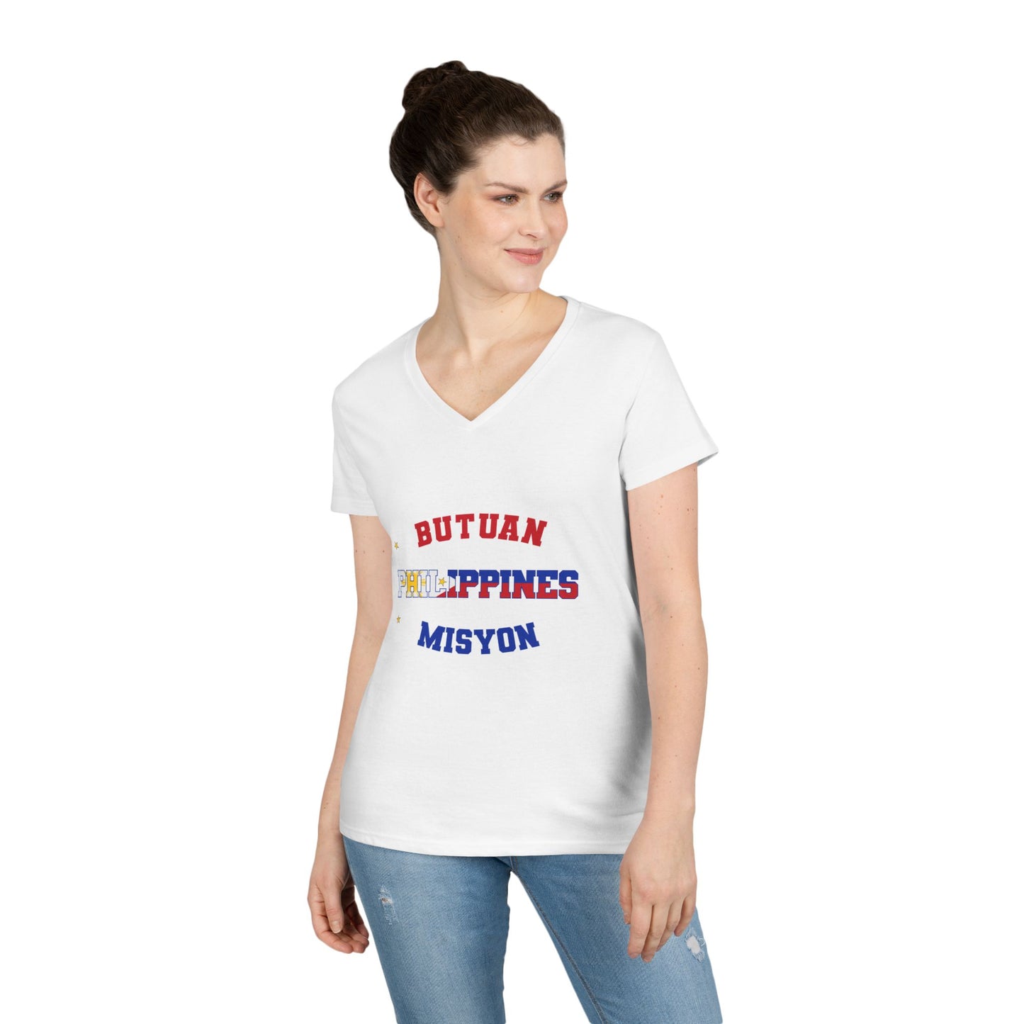 Philippines Butuan Tagalog - Ladies' V-Neck T-Shirt