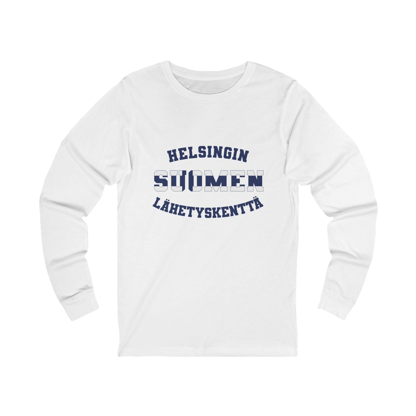 Finland Helsinki Finnish - Unisex Long Sleeve Cotton Jersey