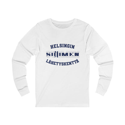 Finland Helsinki Finnish - Unisex Long Sleeve Cotton Jersey