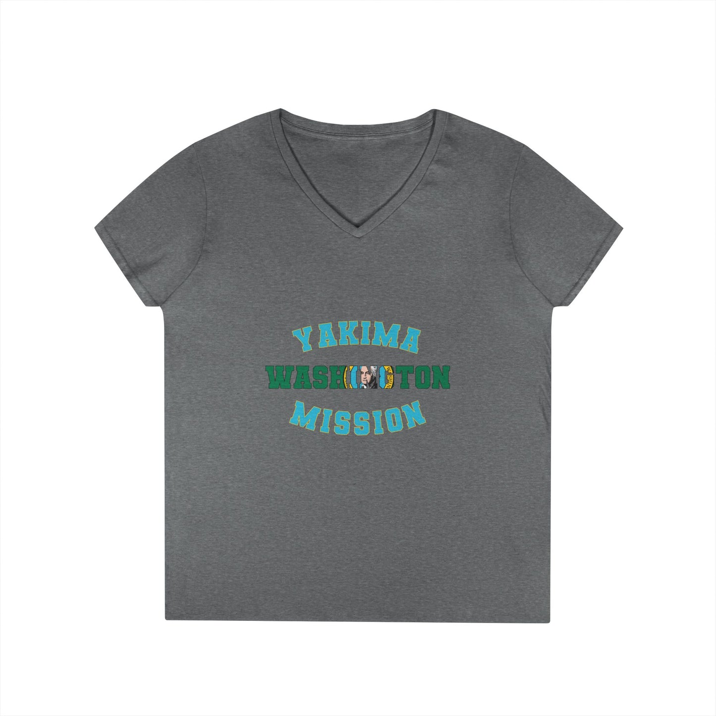 Washington Yakima English - Ladies' V-Neck T-Shirt