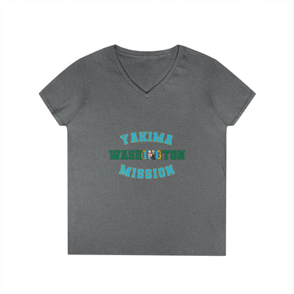 Washington Yakima English - Ladies' V-Neck T-Shirt