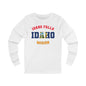 Idaho Idaho Falls Spanish - Unisex Long Sleeve Cotton Jersey