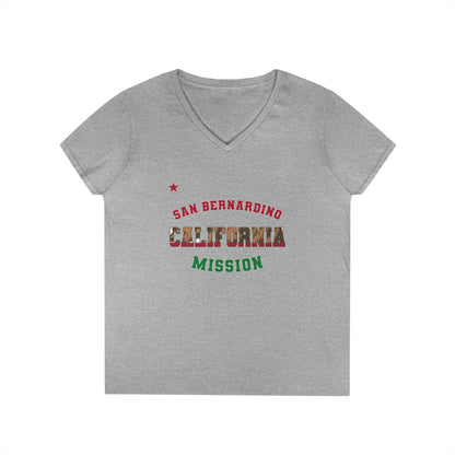 California San Bernadino English - Ladies' V-Neck T-Shirt