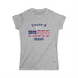 Provo MTC English USA Flag - The Classic P-Day Tee for Ladies