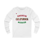 California Anaheim English - Unisex Long Sleeve Cotton Jersey