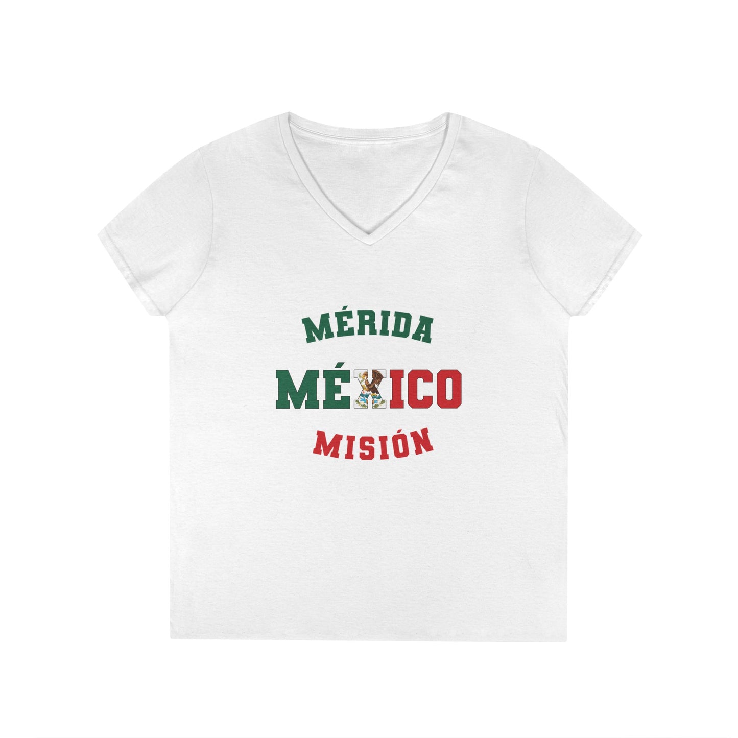 Mexico Merida Spanish - Ladies' V-Neck T-Shirt