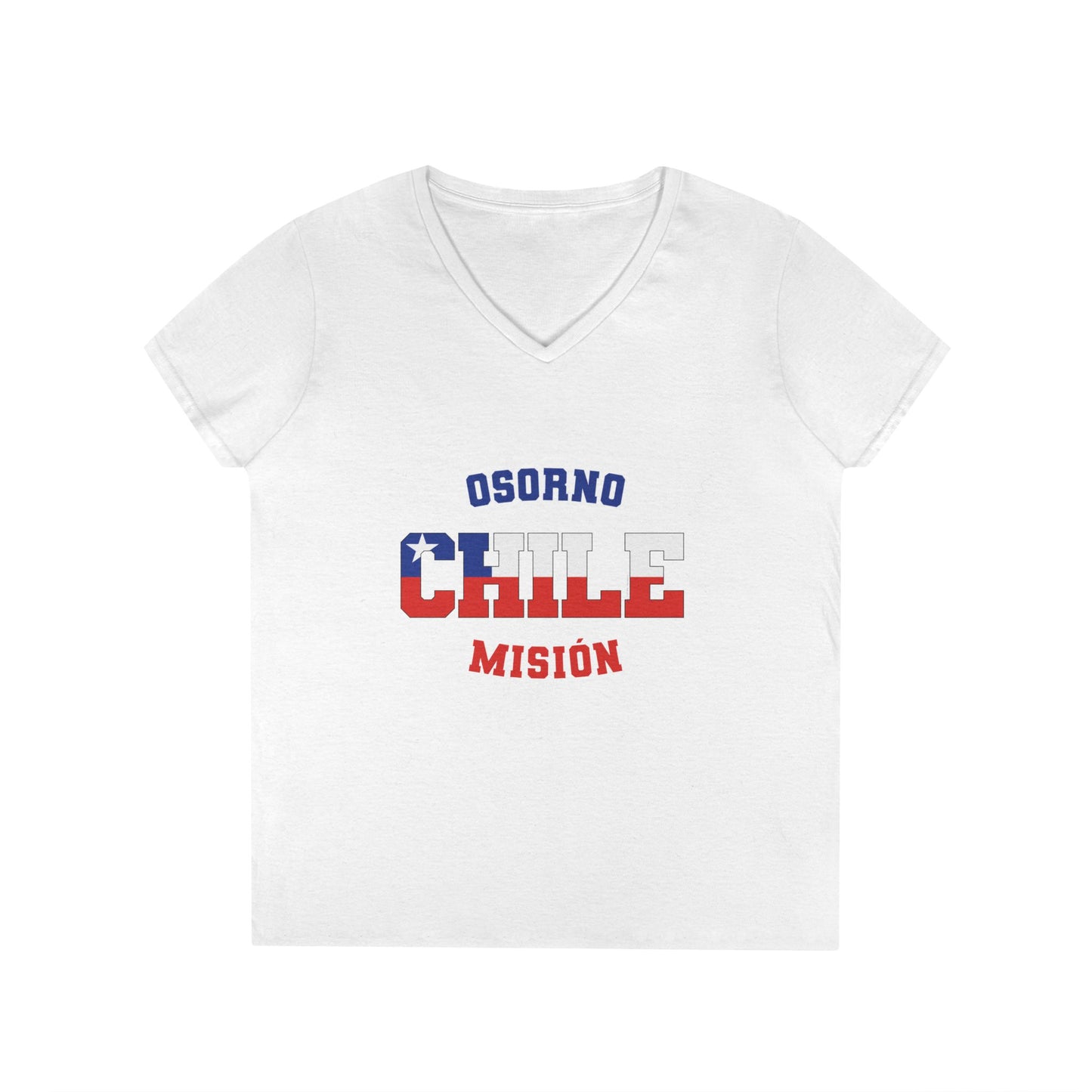 Chile Osorno Spanish - Ladies' V-Neck T-Shirt