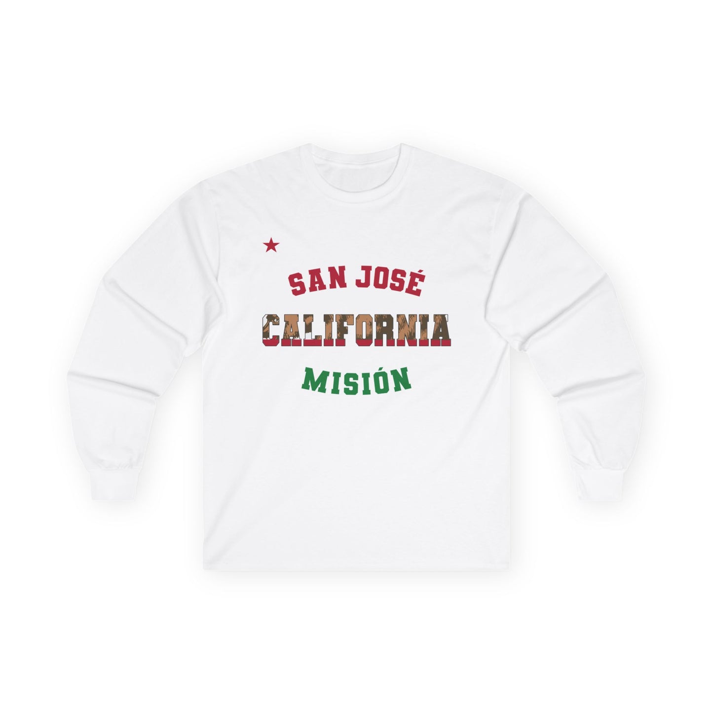 California San Jose Spanish - Unisex Long Sleeve Cotton Tee