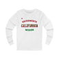 California Sacramento Spanish - Unisex Long Sleeve Cotton Jersey