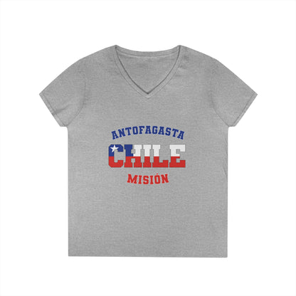 Chile Antofagasta Spanish - Ladies' V-Neck T-Shirt