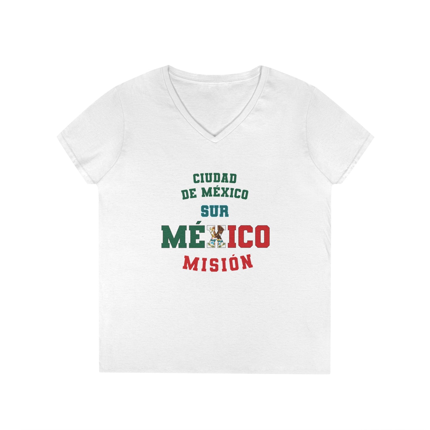 Mexico Mexico City South Spanish - Ladies' V-Neck T-Shirt