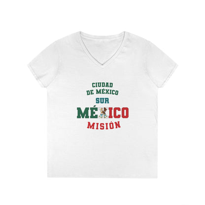Mexico Mexico City South Spanish - Ladies' V-Neck T-Shirt