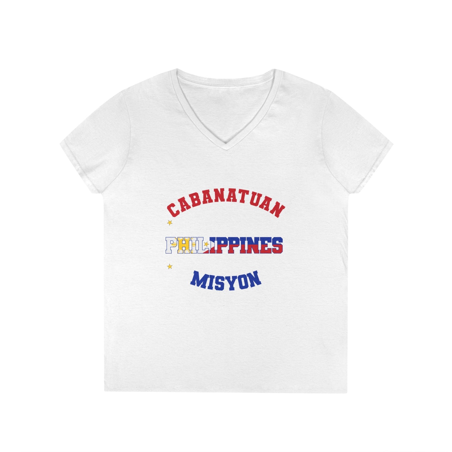 Philippines Cabanatuan Tagalog - Ladies' V-Neck T-Shirt