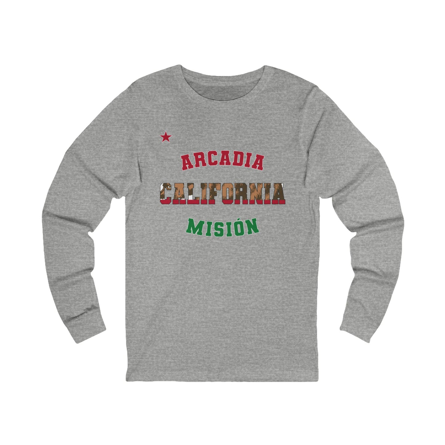 California Arcadia Spanish - Unisex Long Sleeve Cotton Jersey
