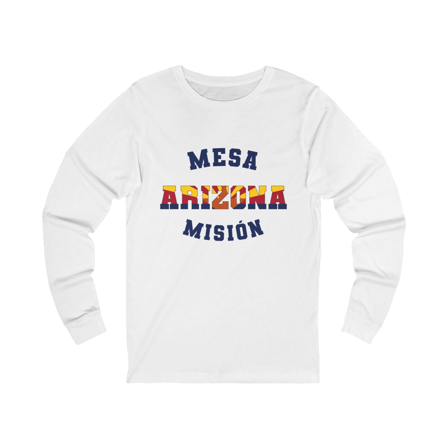 Arizona Mesa Spanish - Unisex Long Sleeve Cotton Jersey