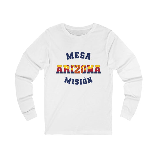 Arizona Mesa Spanish - Unisex Long Sleeve Cotton Jersey