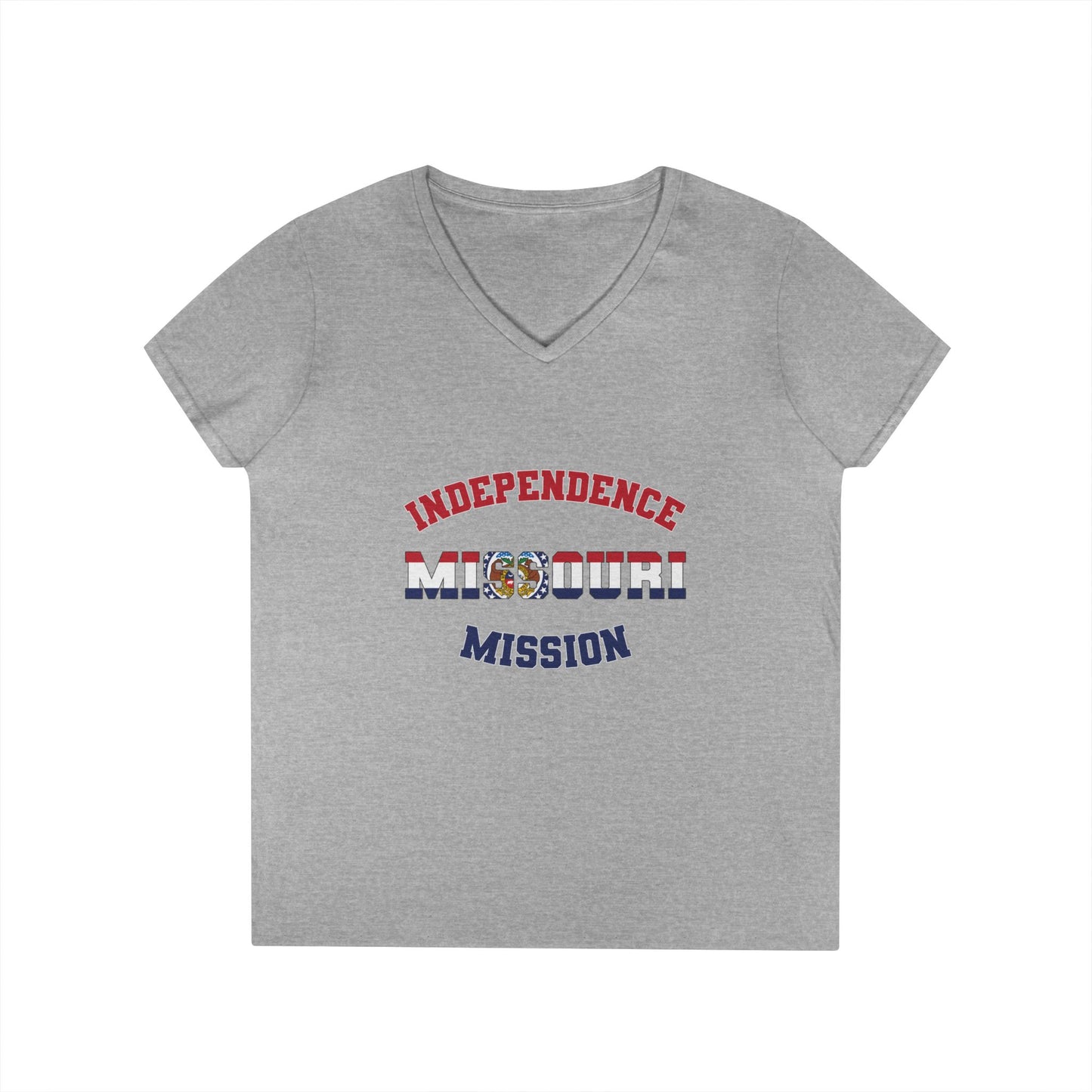 Missouri Independence English - Ladies' V-Neck T-Shirt