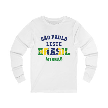Brazil Sao Paulo East Portuguese - Unisex Long Sleeve Cotton Jersey