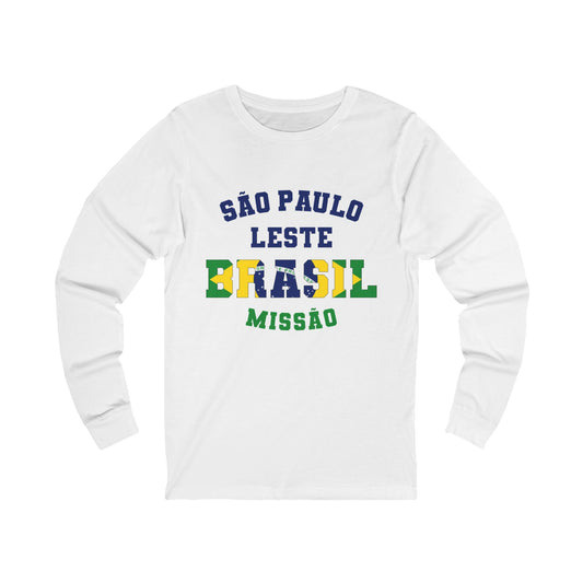 Brazil Sao Paulo East Portuguese - Unisex Long Sleeve Cotton Jersey
