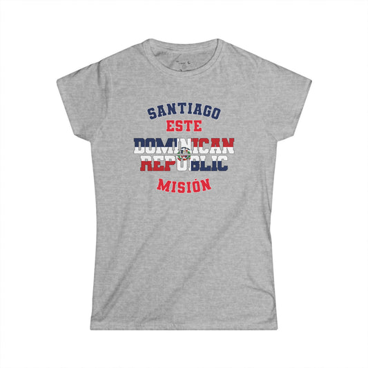 Dominican Republic Santiago East Spanish - The Classic P-Day Tee for Ladies