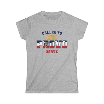 Provo MTC English New Utah Flag - The Classic P-Day Tee for Ladies