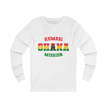Ghana Kumasi English - Unisex Long Sleeve Cotton Jersey