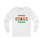 Ghana Kumasi English - Unisex Long Sleeve Cotton Jersey