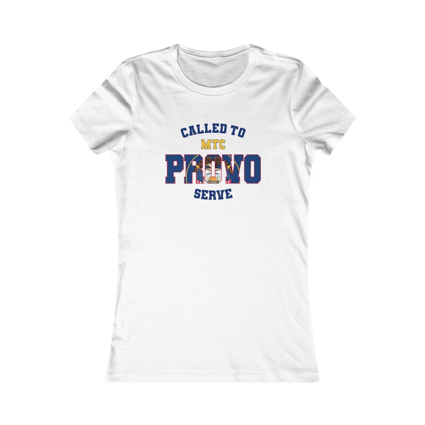 Provo MTC English Old Utah Flag - Ladies' New Favorite Tee